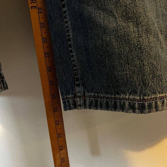 VINTAGE Sean John Blue Jeans Baggy Hip Hop Large Leg Pocket Cargo Mens 40 - Picture 5 of 11